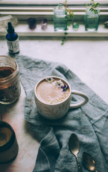 tasse de boisson mucuna