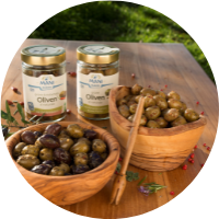 olives dans des bols